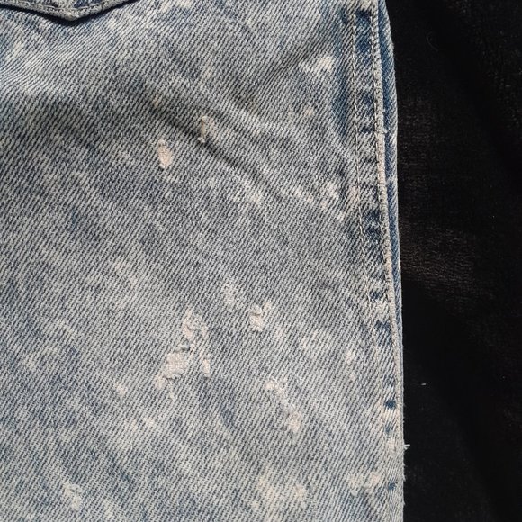 GITANO Express Acid Wash Denim Pencil Skirt - Vintage 80s/90s Vibes! - Picture 5 of 9